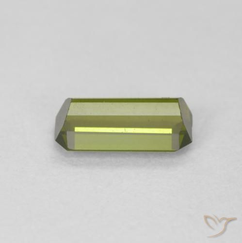 Tormalina Verde foresta naturale da 0.74 ct, Ottagonale / Taglio smeraldo, VVS
