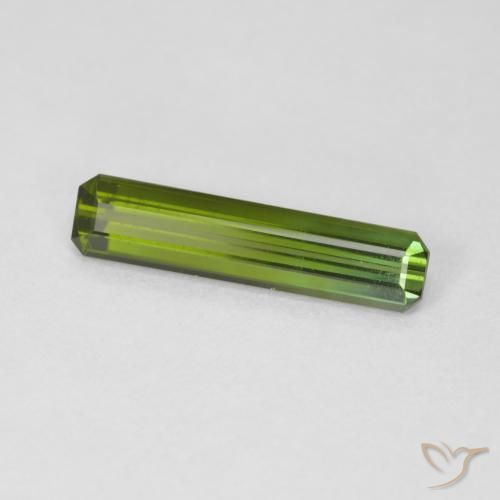 Tormalina Verde foresta naturale da 1.47 ct, Ottagonale / Taglio smeraldo, VVS