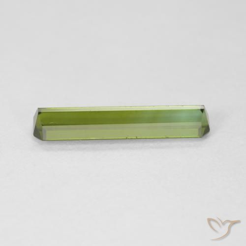 Tormalina Verde foresta naturale da 1.47 ct, Ottagonale / Taglio smeraldo, VVS