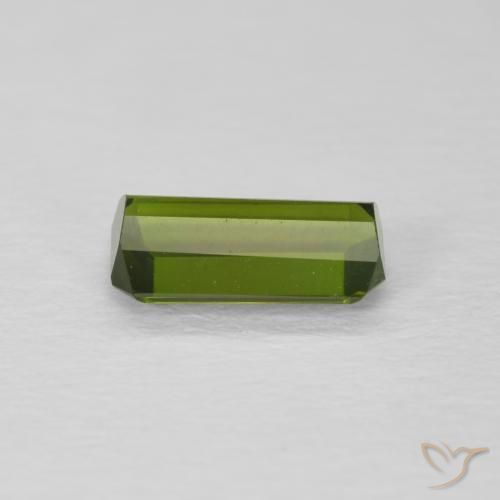Tormalina Verde medio naturale da 0.94 ct, Ottagonale / Taglio smeraldo, VVS