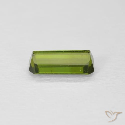 Tormalina Verde medio naturale da 0.70 ct, Ottagonale / Taglio smeraldo, VVS