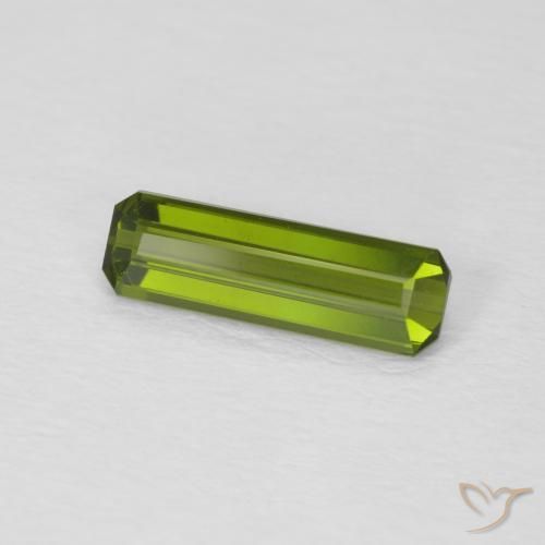 Tormalina Verde foresta naturale da 0.85 ct, Ottagonale / Taglio smeraldo, VVS