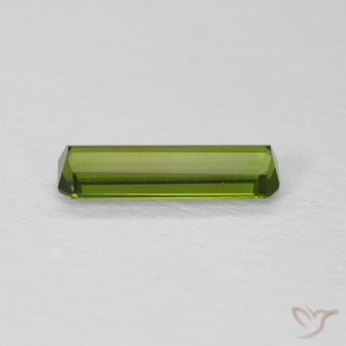 Tormalina Verde foresta naturale da 0.85 ct, Ottagonale / Taglio smeraldo, VVS