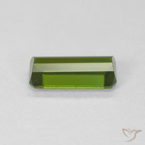 Tormalina Verde foresta naturale da 1.07 ct, Ottagonale / Taglio smeraldo, VVS