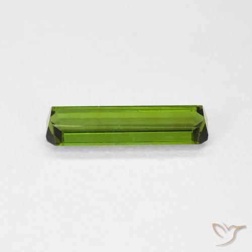 Tormalina Verde scuro naturale da 1.00 ct, Ottagonale / Taglio smeraldo, VS