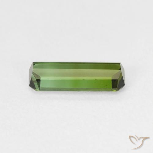 Tormalina Verde foresta naturale da 0.88 ct, Ottagonale / Taglio smeraldo, VVS-VS