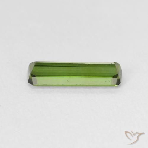 Tormalina Verde scuro naturale da 0.92 ct, Ottagonale / Taglio smeraldo, VS