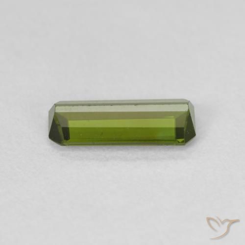 Tormalina Verde foresta naturale da 0.78 ct, Ottagonale / Taglio smeraldo, VVS-VS