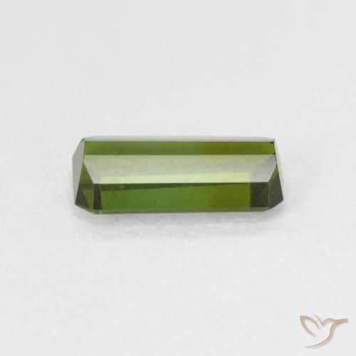 Tormalina Verde foresta naturale da 1.03 ct, Ottagonale / Taglio smeraldo, VVS