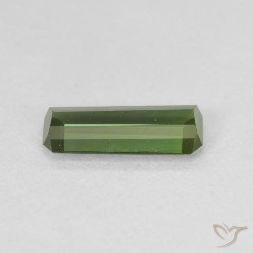 Tormalina Verde giallastro naturale da 1.00 ct, Ottagonale / Taglio smeraldo, VVS