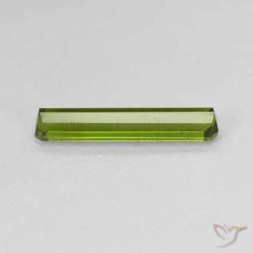 Tormalina Verde medio naturale da 1.36 ct, Ottagonale / Taglio smeraldo, VVS-VS