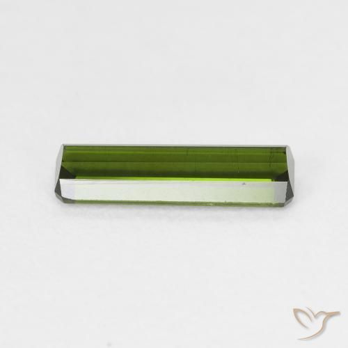 Tormalina Verde foresta naturale da 1.33 ct, Ottagonale / Taglio smeraldo, VVS-VS