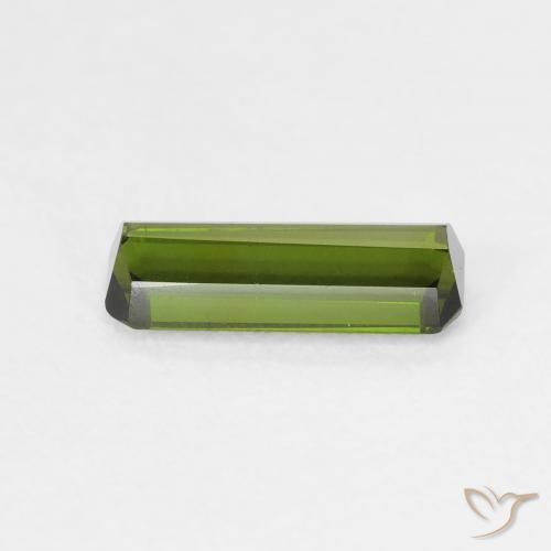 Tormalina Verde giallastro naturale da 1.15 ct, Ottagonale / Taglio smeraldo, VVS-VS