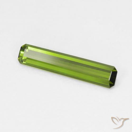 Tormalina Verde foresta chiaro naturale da 0.91 ct, Ottagonale / Taglio smeraldo, VVS-VS