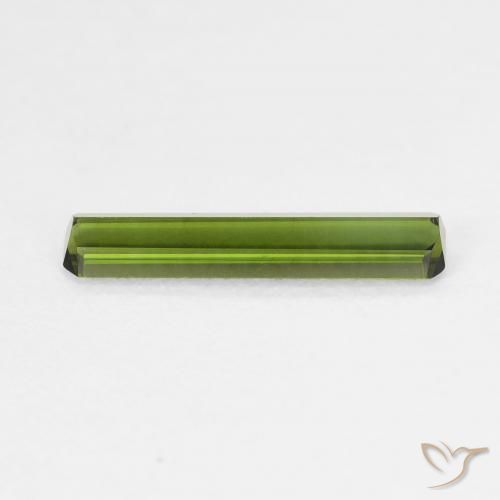 Tormalina Verde foresta chiaro naturale da 0.91 ct, Ottagonale / Taglio smeraldo, VVS-VS