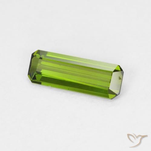 Tormalina Verde foresta naturale da 0.67 ct, Ottagonale / Taglio smeraldo, VVS
