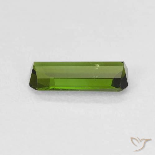 Tormalina Verde medio naturale da 0.69 ct, Ottagonale / Taglio smeraldo, VS