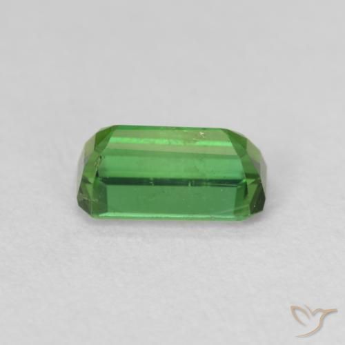 Tormalina Verde marroncino naturale da 0.78 ct, Ottagonale / Taglio smeraldo, VS