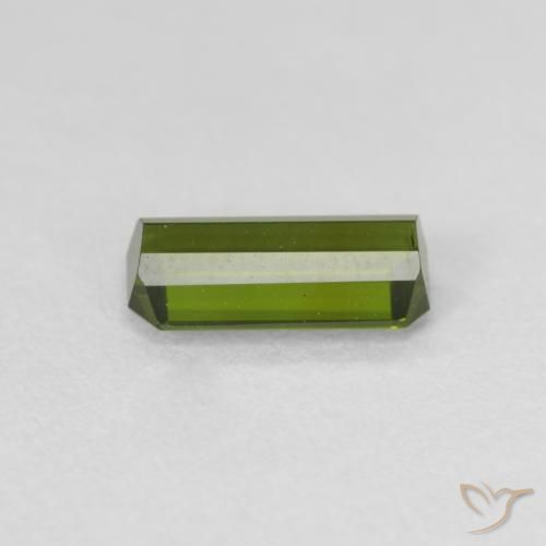 Tormalina Verde foresta naturale da 0.84 ct, Ottagonale / Taglio smeraldo, VS