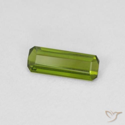 Tormalina Verde medio naturale da 0.59 ct, Ottagonale / Taglio smeraldo, VVS