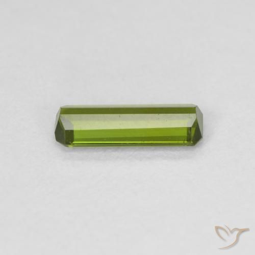 Tormalina Verde medio naturale da 0.59 ct, Ottagonale / Taglio smeraldo, VVS