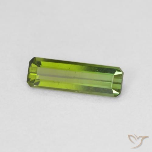 Tormalina Verde foresta naturale da 0.73 ct, Ottagonale / Taglio smeraldo, VVS