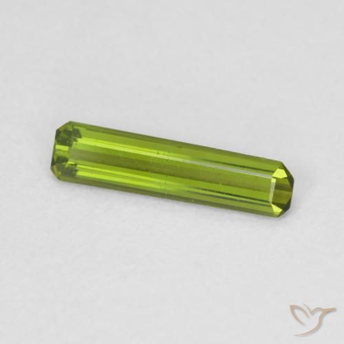 Tormalina Verde medio naturale da 0.50 ct, Ottagonale / Taglio smeraldo, VVS