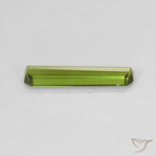 Tormalina Verde medio naturale da 0.50 ct, Ottagonale / Taglio smeraldo, VVS