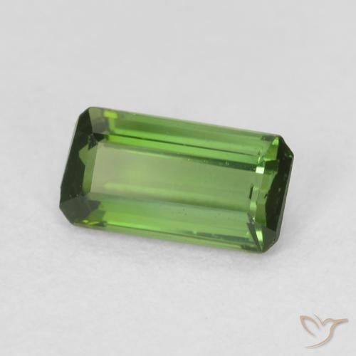 Tormalina Verde medio naturale da 0.66 ct, Ottagonale / Taglio smeraldo, VS