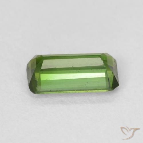 Tormalina Verde medio naturale da 0.66 ct, Ottagonale / Taglio smeraldo, VS