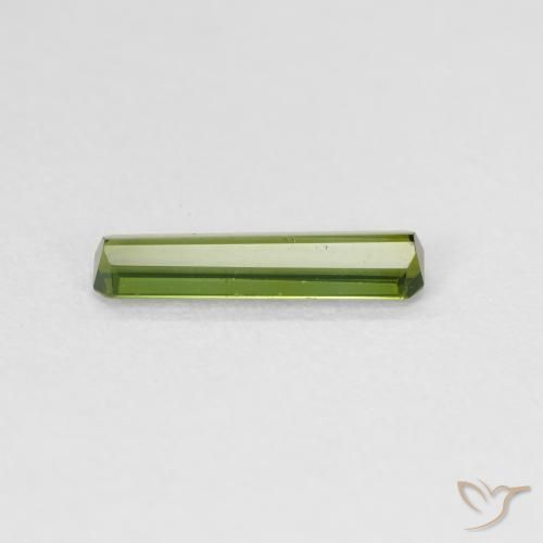 Tormalina Verde foresta naturale da 0.69 ct, Ottagonale / Taglio smeraldo, VVS-VS