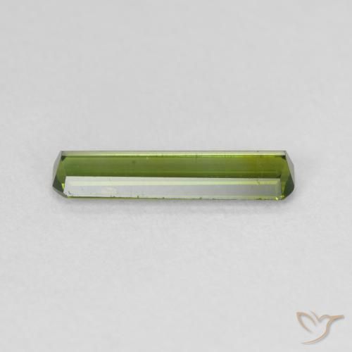 Tormalina Verde scuro naturale da 0.86 ct, Ottagonale / Taglio smeraldo, VVS-VS