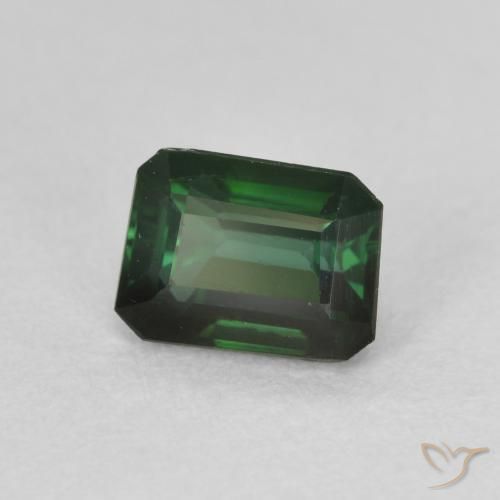 Tormalina Fresco verde foresta naturale da 0.95 ct, Ottagonale / Taglio smeraldo, VVS-VS