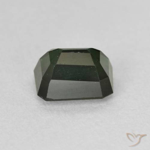 Tormalina Fresco verde foresta naturale da 0.95 ct, Ottagonale / Taglio smeraldo, VVS-VS