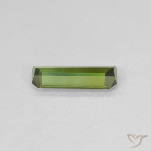 Tormalina Verde medio naturale da 0.70 ct, Ottagonale / Taglio smeraldo, VVS