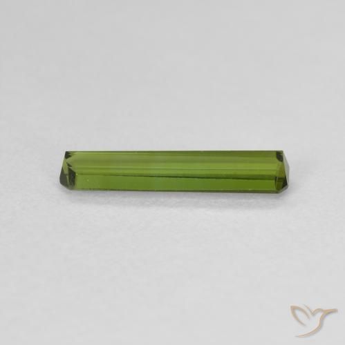 Tormalina Verde medio naturale da 0.81 ct, Ottagonale / Taglio smeraldo, VVS