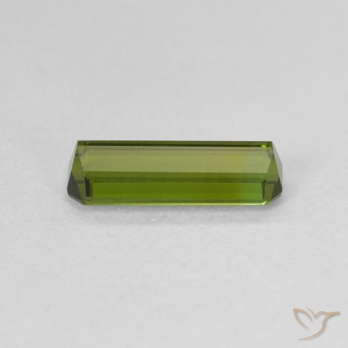 Tormalina Verde medio naturale da 1.11 ct, Ottagonale / Taglio smeraldo, VVS