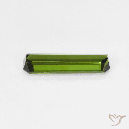 Tormalina Verde medio naturale da 0.78 ct, Ottagonale / Taglio smeraldo, VVS