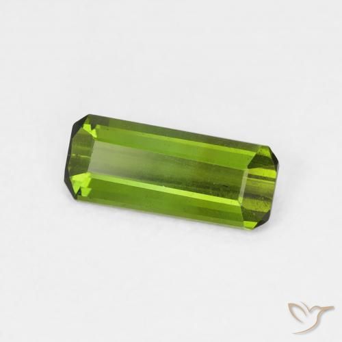 Tormalina Verde medio naturale da 0.54 ct, Ottagonale / Taglio smeraldo, VVS
