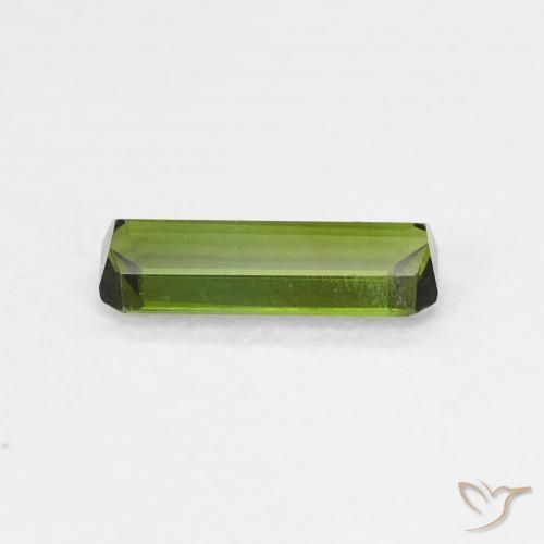 Tormalina Verde medio naturale da 0.54 ct, Ottagonale / Taglio smeraldo, VVS
