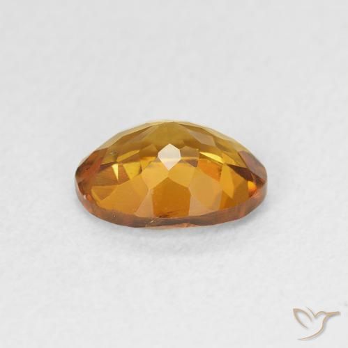 Tormalina Golden Orange to Deep Brown naturale da 1.27 ct, Ovale, VS