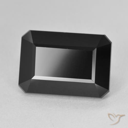 Tormalina Schorl naturale da 9.07 ct, Ottagonale / Taglio smeraldo, Opaco