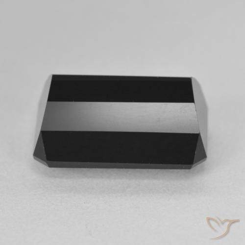 Tormalina Schorl naturale da 9.07 ct, Ottagonale / Taglio smeraldo, Opaco