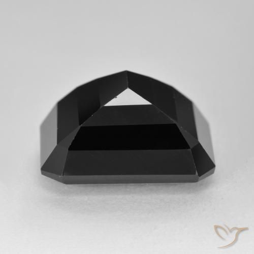 Tormalina Schorl naturale da 12.78 ct, Ottagonale / Taglio smeraldo, Opaco