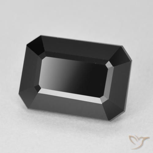 Tormalina Schorl naturale da 6.09 ct, Ottagonale / Taglio smeraldo, Opaco