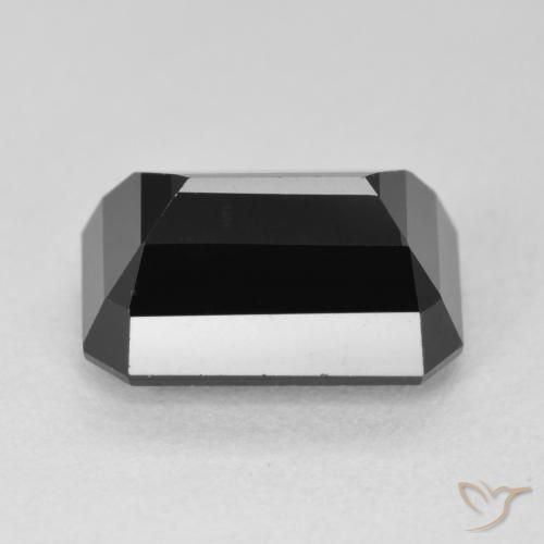 Tormalina Schorl naturale da 6.09 ct, Ottagonale / Taglio smeraldo, Opaco