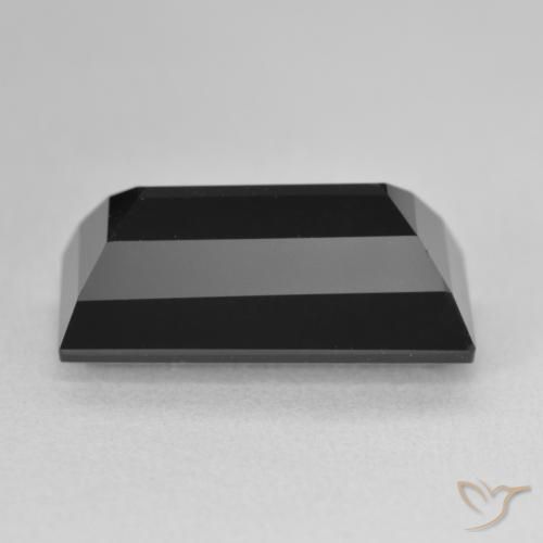Tormalina Schorl naturale da 9.33 ct, Taglio a baguette, Opaco