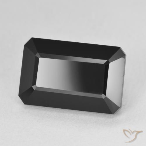Tormalina Schorl naturale da 9.48 ct, Ottagonale / Taglio smeraldo, Opaco