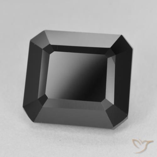 Tormalina Schorl naturale da 10.24 ct, Ottagonale / Taglio smeraldo, Opaco