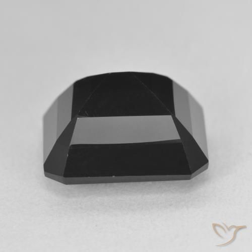 Tormalina Schorl naturale da 10.24 ct, Ottagonale / Taglio smeraldo, Opaco